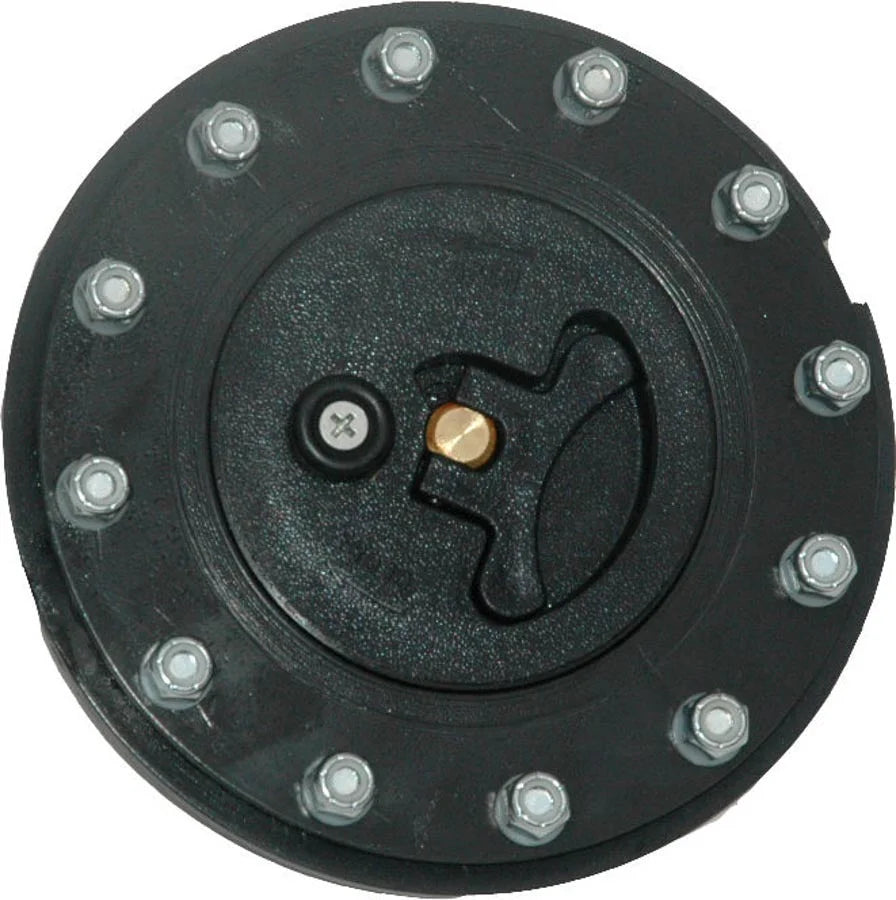 RCI Cap Flush Mount Black Plastic 12-Bolt