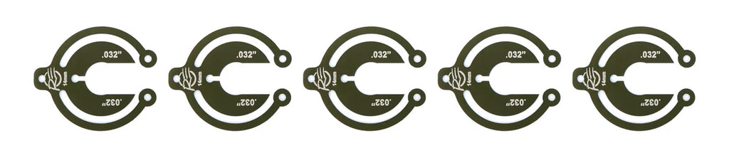 RE Suspension Alum Packer 14mm 1/32in Thick - 5 Pack RE-BR-PKA14-032