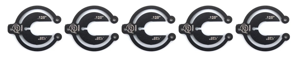 RE Suspension Alum Packer 14mm 1/8in Thick - 5 Pack RE-BR-PKA14-125
