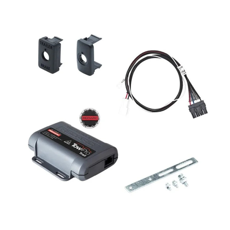 REDARC 10-20 Lexus GX 460/LX 570 & 08-24 Toyota Sequoia/4Runner Tow-Pro Trail Brake Controller Kit - Side View