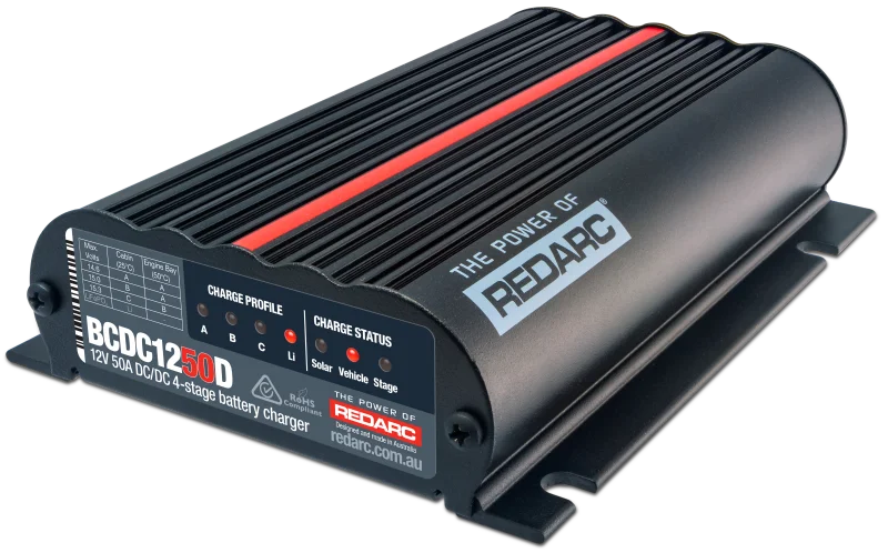 REDARC DC/DC 4-Stage In-Vehicle Battery Charger - 12V 50A