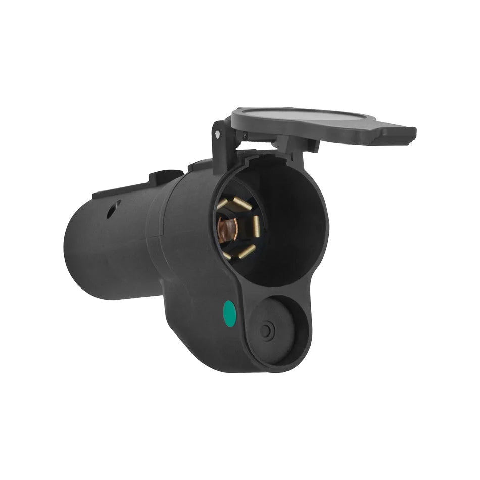 REESE 7-Way Flat Pin to 7-Flat Pin Adapter w/LED Lamp 20142