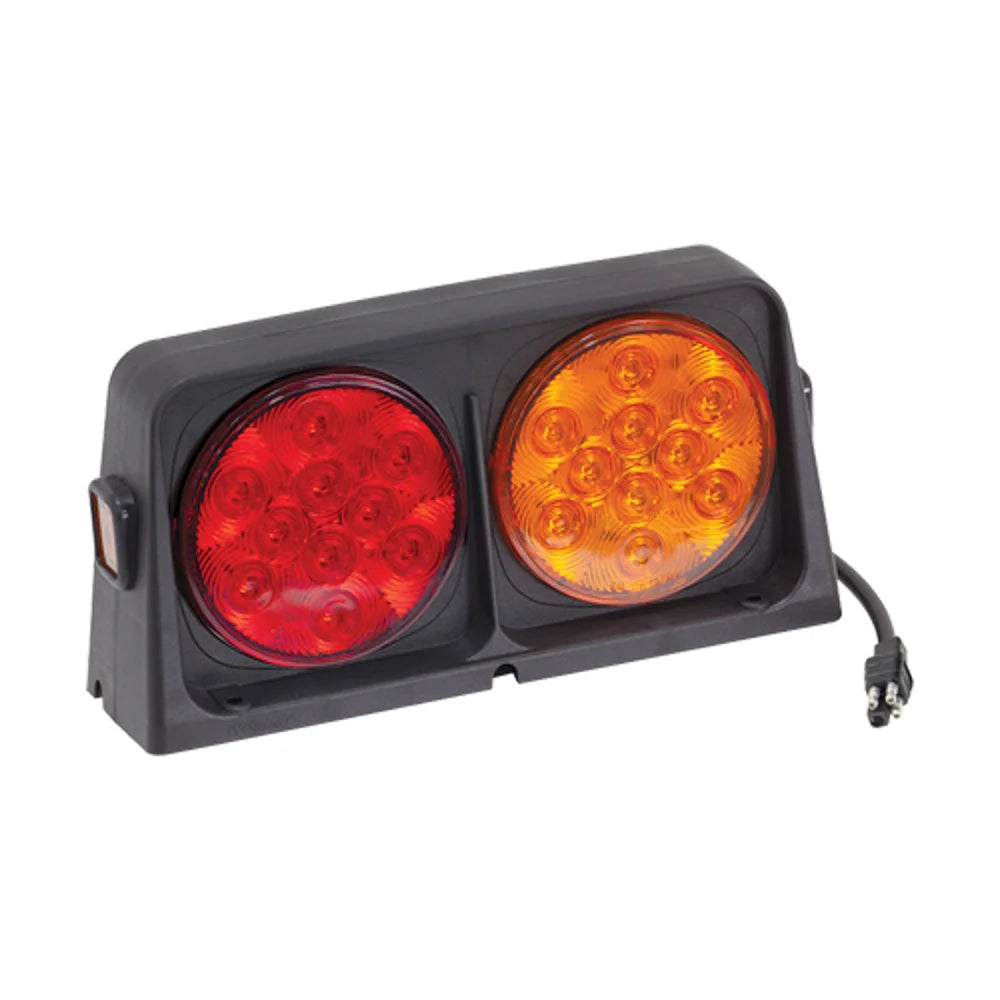 REESE Dual AG LED Light w/Red/ Amber w/Brake Light Func 54209-022