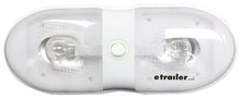 Load image into Gallery viewer, REESE Interior Light #76 Doubl e with Lens &amp; Switch 30-76-223
