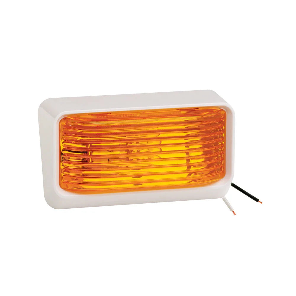 REESE Porch Light #78 Amber w/ Ash White #5 Base 30-78-516