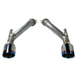 Load image into Gallery viewer, REMARK 2023+ Nissan Z Burnt Stainless Double Wall Tip Axle Back Exhaust - Side View