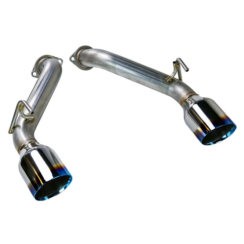 REMARK 2023+ Nissan Z Burnt Stainless Double Wall Tip Axle Back Exhaust - Detail View