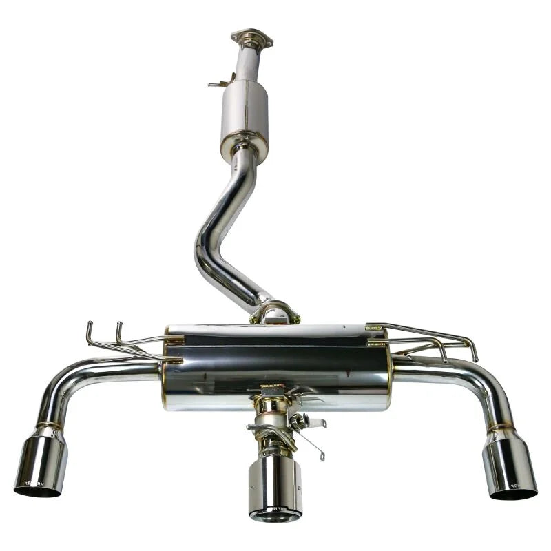 REMARK Catback Exhaust, Toyota GR Corolla, Elite Spec Stainless Center Cover - Side View