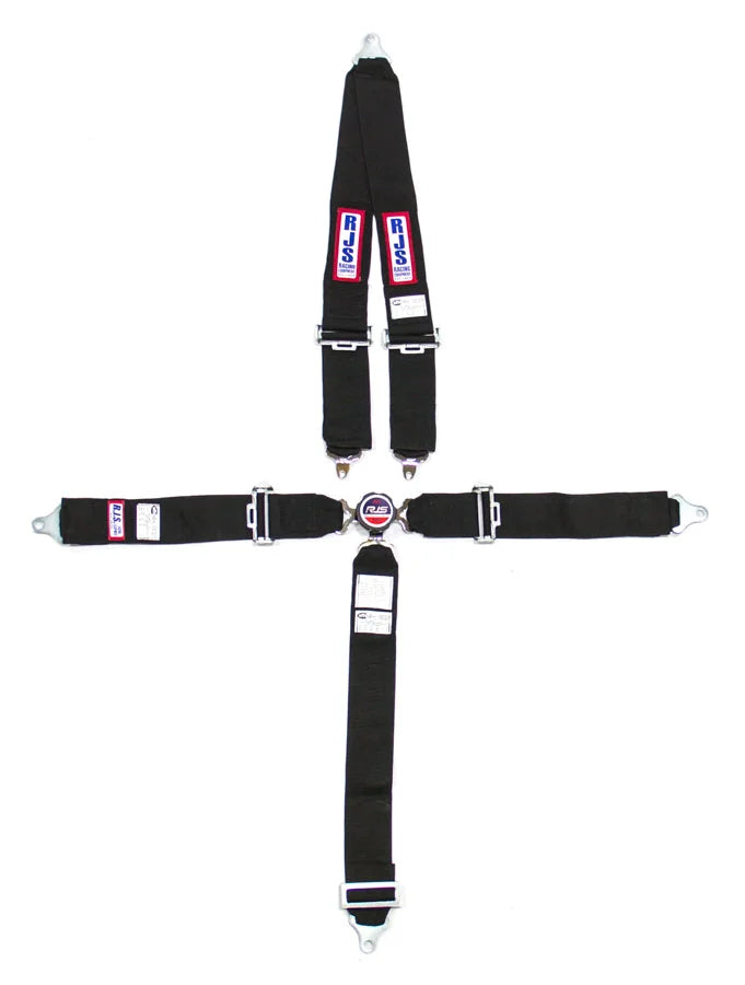 RJS 5 PT Harness System Q/R BK Roll Bar 3inSub