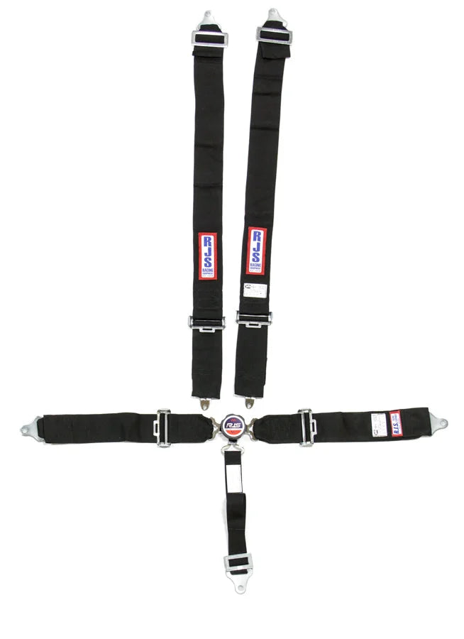 RJS 5 PT Harness System Q/R Bk Ind Bolt 2in Sub