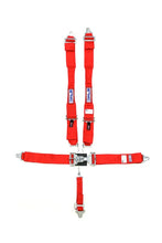 Load image into Gallery viewer, RJS Harness System 5 Pt Red Hans Shoulder Ind Wrap