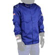 Load image into Gallery viewer, RJS Jacket Blue Medium SFI-1 FR Cotton