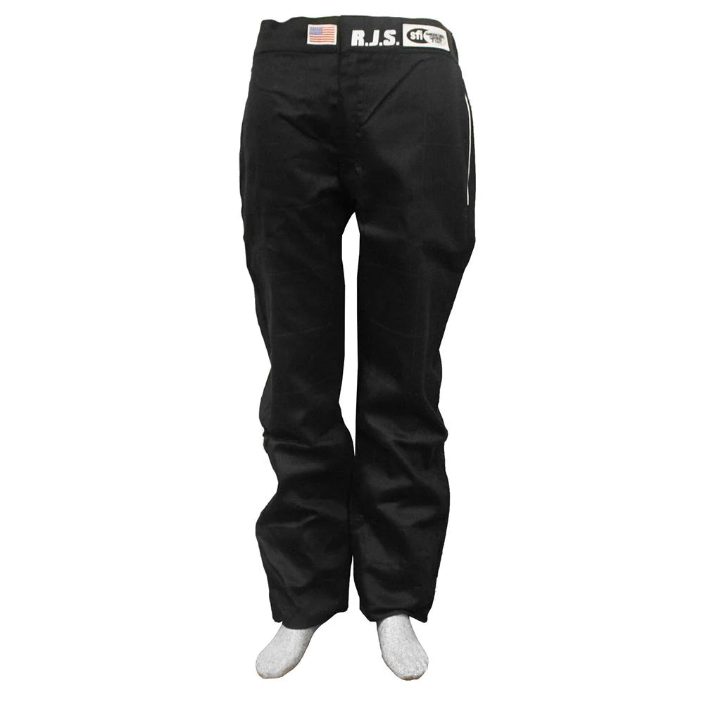 RJS Pants Elite Large SFI- 3.2A/20 Black