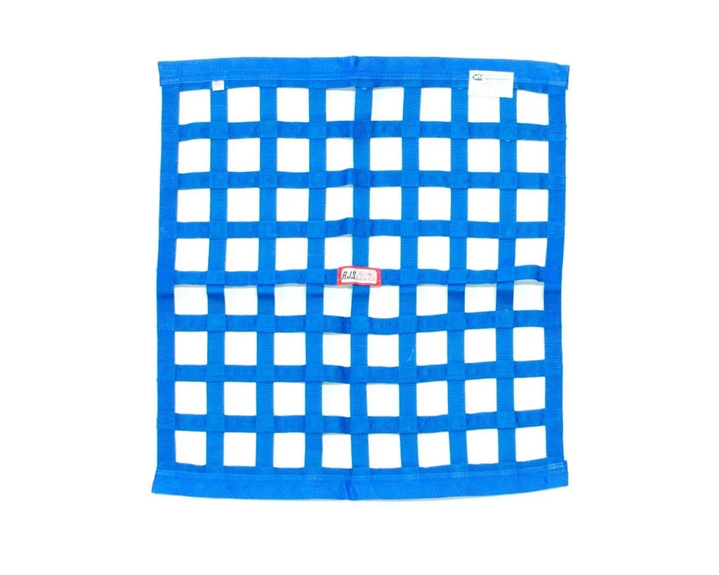 RJS Ribbon Window Net 24x24 Blue SFI