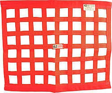 Load image into Gallery viewer, RJS Ribbon Window Net 24x24 Red SFI
