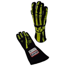 Load image into Gallery viewer, RJS Single Layer Yellow Skeleton Gloves X-Large