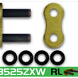 Load image into Gallery viewer, RK Chain 525ZXW Rivet Link - Gold