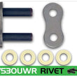 Load image into Gallery viewer, RK Chain SV530UWR-RIVET - Silver