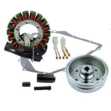 Load image into Gallery viewer, RMSTATOR RMSTATOR KIT FLYWHEEL + PULLER + STATOR + CRANKCASE COVER GASK RM23049 - Back View
