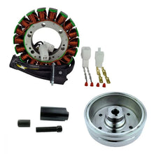 Load image into Gallery viewer, RMSTATOR RMSTATOR KIT IMPROVED FLYWHEEL + FLYWHEEL PULLER + STATOR RM23035