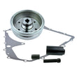 Load image into Gallery viewer, RMSTATOR RMSTATOR KIT IMPROVED MAGNETO FLYWHEEL + PULLER + GASKET RM23045 - Main Product View
