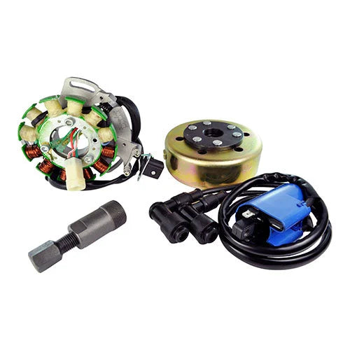 RMSTATOR RMSTATOR KIT STATOR 100 W + EXT IGN COIL + FLYWHEEL + PULLER RM22803