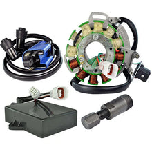 Load image into Gallery viewer, RMSTATOR RMSTATOR KIT STATOR 100W +HP CDI +EXT IGN COIL + PULLER RM22851