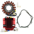 Load image into Gallery viewer, RMSTATOR RMSTATOR KIT STATOR + CNC RED MACHINED ALU MOSFET REG + GASKET RMS900-107319