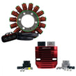 Load image into Gallery viewer, RMSTATOR RMSTATOR KIT STATOR + RED MACHINED LITH BATTERY COMP REG RMS900-107599