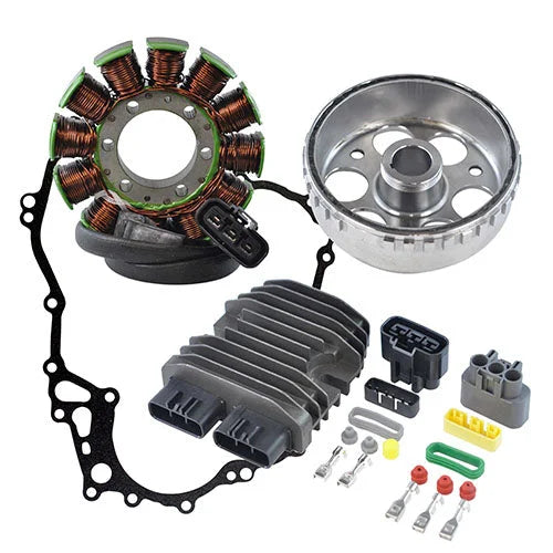 RMSTATOR RMSTATOR KIT STATOR + REG REC + FLYWHEEL +CRANKCASE COVER GASK RM22872