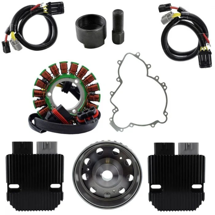 RMSTATOR RMSTATOR REVOLT VOLT REG + SPLYT STATOR + FLYWHEEL + GASKET RMS020-107994 - Side View