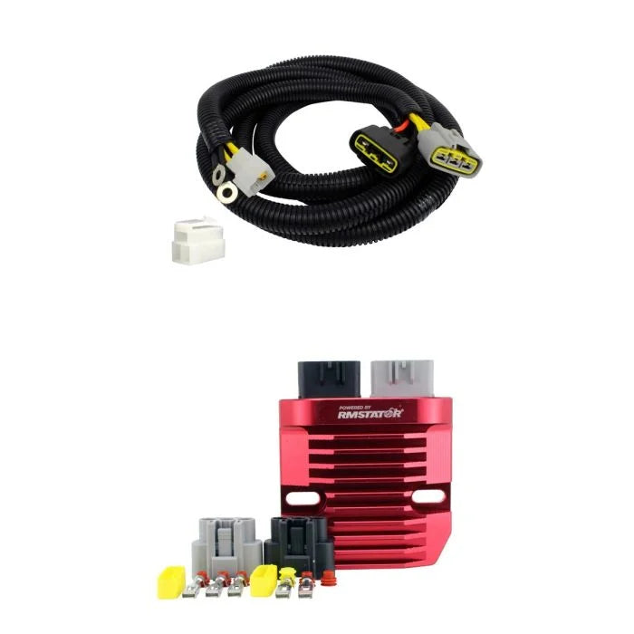 RMSTATOR RMSTATOR SERIES MACHINED ALUM REGULATOR + BYPASS HARNESS RMS022-108468