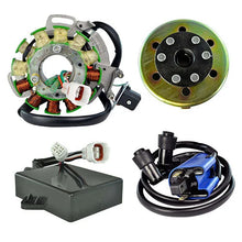 Load image into Gallery viewer, RMSTATOR RMSTATOR STATOR 100W CDI + IGNITION COIL BACKPLATE FLYWHEEL RM23007