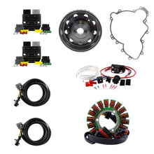 Load image into Gallery viewer, RMSTATOR SPLYT STATOR+REGULATOR+DUAL BATTERY ISOLATOR MONITOR+FLYWHEEL RMS900-108168 - Side View