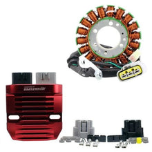 Load image into Gallery viewer, RMSTATOR STATOR + RMSTATOR RED MACHINED ALUMINUM MOSFET REGULATOR RMS900-107277