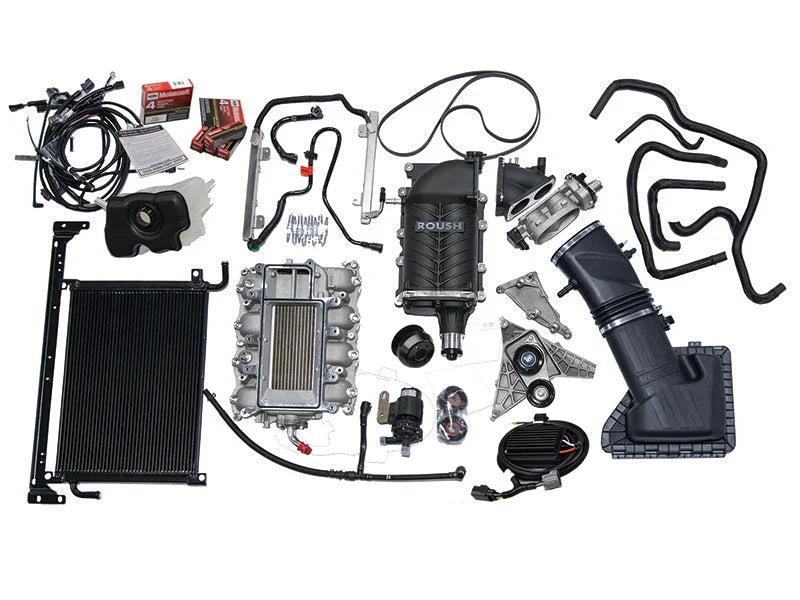 ROUSH 2015-2017 Ford Mustang 5.0L V8 600HP Phase 2 Calibrated Supercharger Kit - Detail View