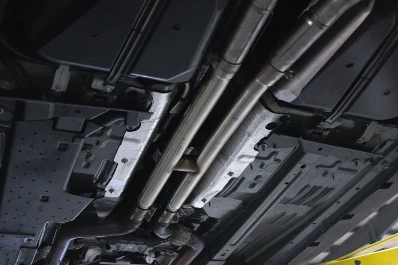 ROUSH 2015-2019 Ford Mustang 5.0L V8 2.5in H-Pipe - Side View