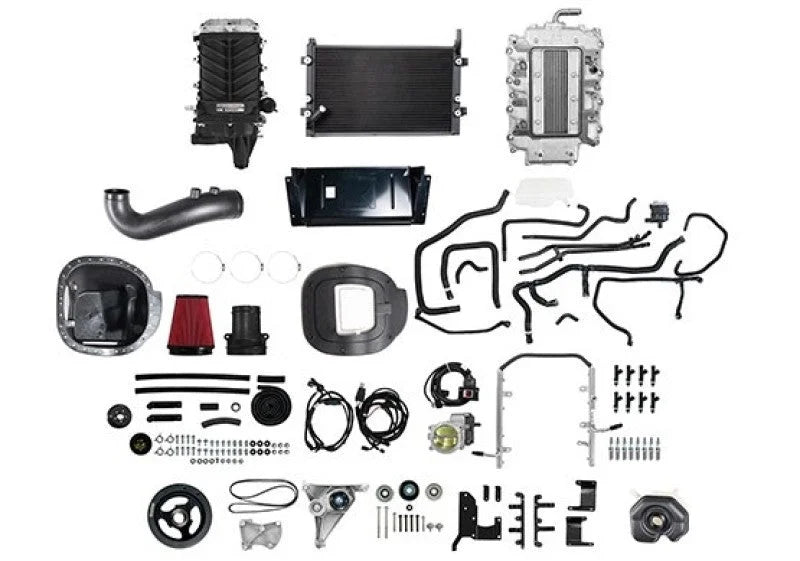 ROUSH 2018-2019 Ford F-150 5.0L V8 650HP Phase 1 Calibrated Supercharger Kit - Side View