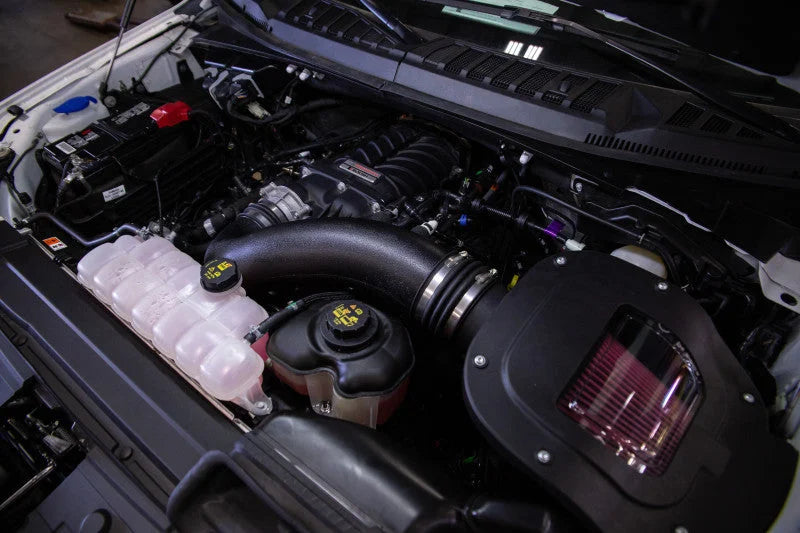 ROUSH 2018-2019 Ford F-150 5.0L V8 650HP Phase 1 Calibrated Supercharger Kit - Back View