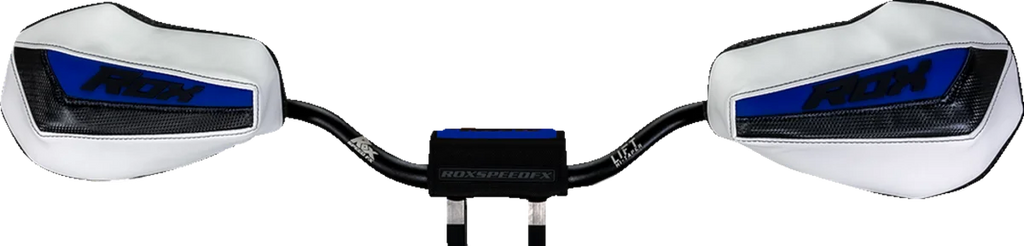 ROX SPEED FX Handguards - Generation 3 Flex-Tec - Black/White/Blue FT3-HG-BWB - Main Product View