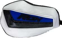 Load image into Gallery viewer, ROX SPEED FX Handguards - Generation 3 Flex-Tec - Black/White/Blue FT3-HG-BWB - Side View