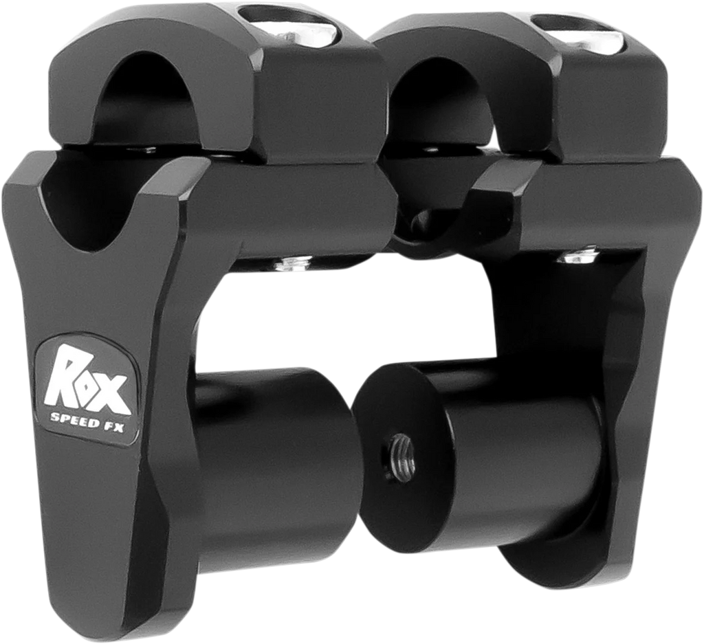 ROX SPEED FX Risers - Pivoting - 1-3/4" - Oversized Handlebars - Black 3R-P2PPLK - Main Product View