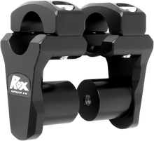 Load image into Gallery viewer, ROX SPEED FX Risers - Pivoting - 1-3/4" - Oversized Handlebars - Black 3R-P2PPLK - Main Product View
