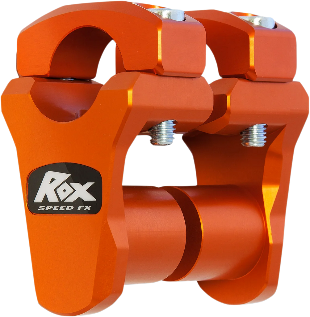 ROX SPEED FX Risers - Pivoting - 1-3/4" - Oversized Handlebars - KTM Orange 3R-P2PPLO - Main Product View