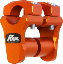 Load image into Gallery viewer, ROX SPEED FX Risers - Pivoting - 1-3/4" - Oversized Handlebars - KTM Orange 3R-P2PPLO - Main Product View