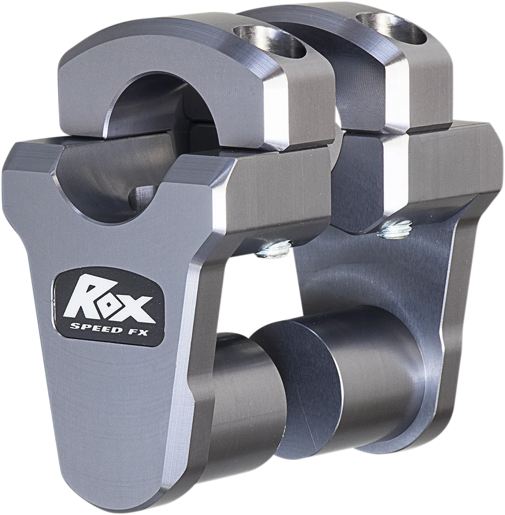 ROX SPEED FX Risers - Pivoting - 1-3/4" - Oversized Handlebars 3R-P2PPL - Side View