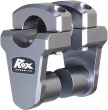 Load image into Gallery viewer, ROX SPEED FX Risers - Pivoting - 1-3/4" - Oversized Handlebars 3R-P2PPL - Side View