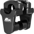 Load image into Gallery viewer, ROX SPEED FX Risers - Pivoting - 2" - Oversized Handlebars - Black 1R-P2PPK - Main Product View