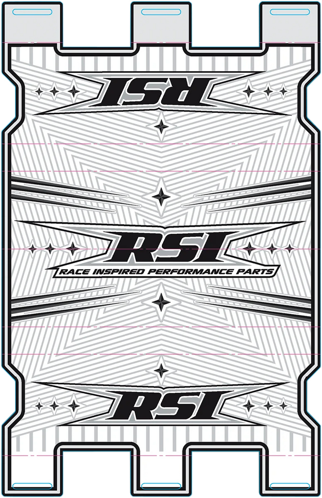 Race Shop Industries Bar Pad - Small - White BPS-WHITE - Main Product View