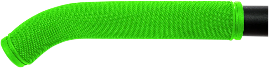 Race Shop Industries Grips - Rubber - 7" - Green G-7 GREEN - Side View
